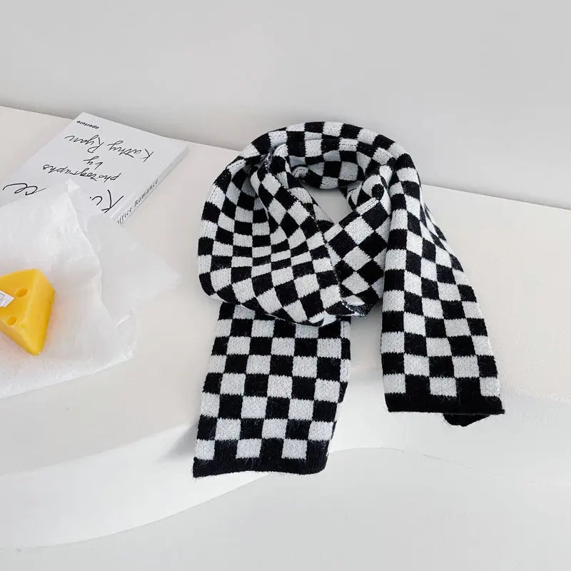 Children Plaid Scarves
