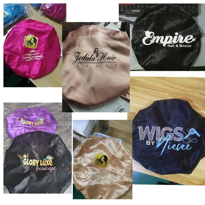 Satin Solid Color Sleeping Cap