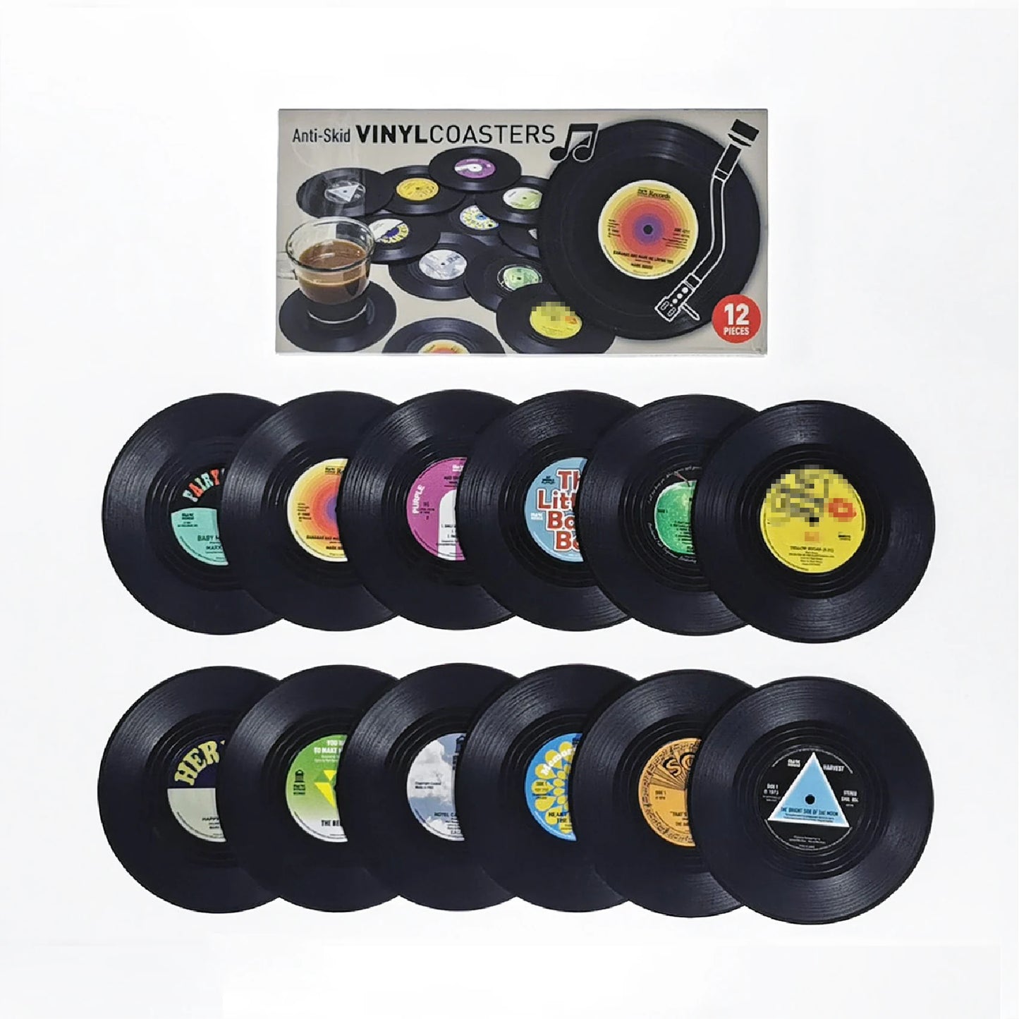 Vinyl Record Table Mats Drink Coaster