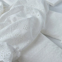 Embroidered Lace Fabric Water Soluble 100% Cotton Sewing Clothes