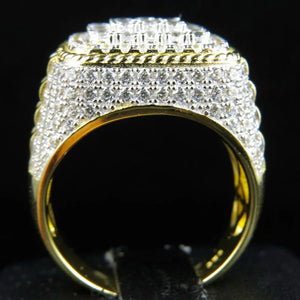 Huitan Trendy Cubic  Micro Paved Cubic Zirconia Rings