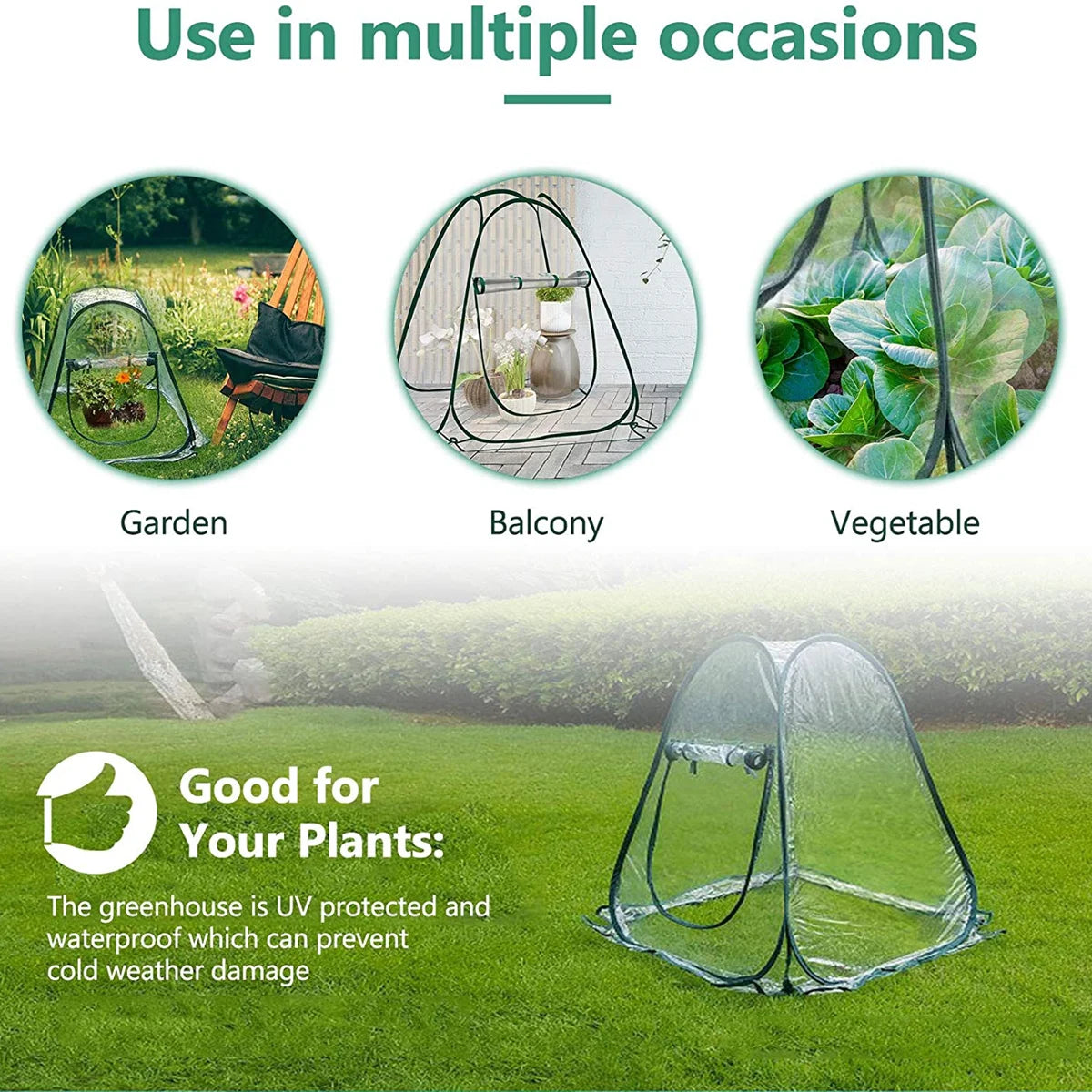 Pop-Up Portable Mini Plants Greenhouse