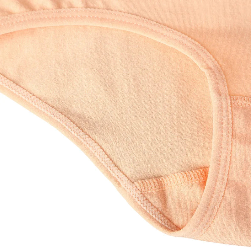 3Pcs Cotton High Waist Abdominal Briefs