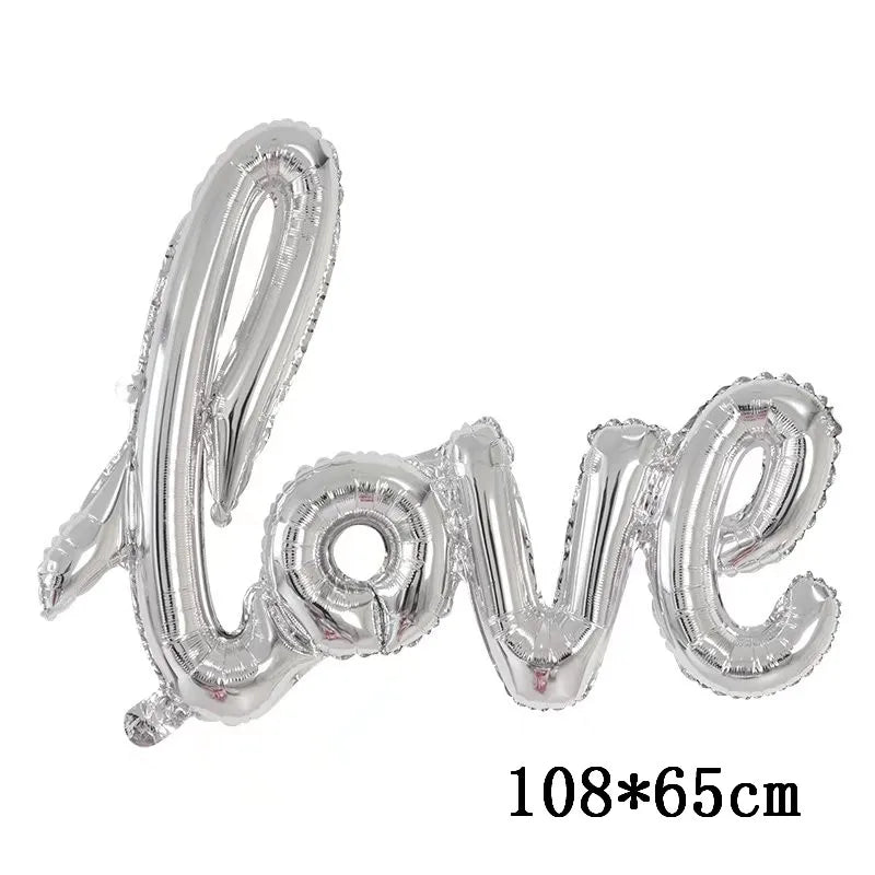 Love Heart Bear Foil Balloons