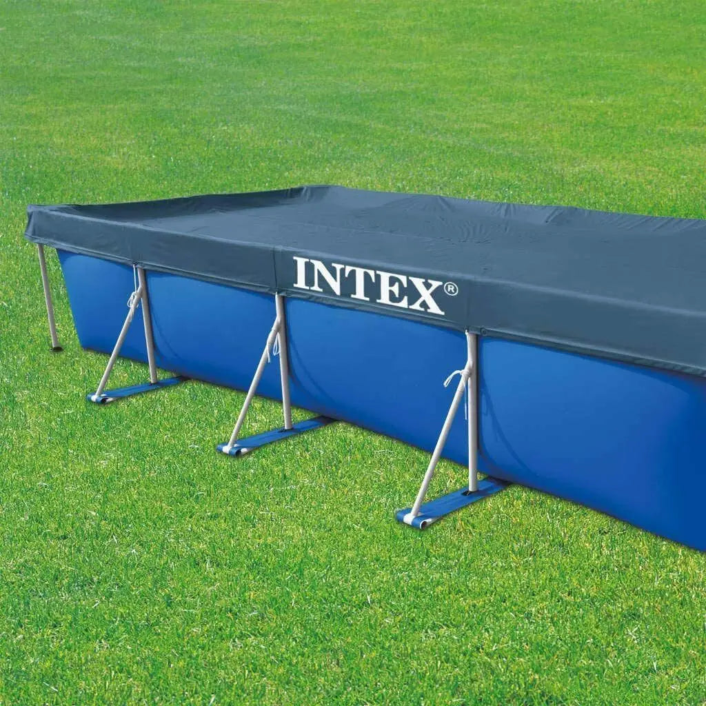 INTEX 28039 Rectangular 460x226cm 15.1x7.5FT  Steel Swimming Pool Cover