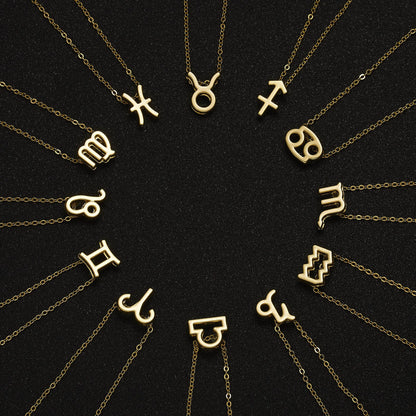 3-Piece Zodiac Constellation Layered Pendant Necklace Set