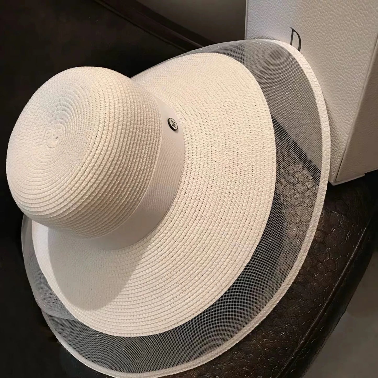Woolen Rhinestone Solid Color Basin Hat