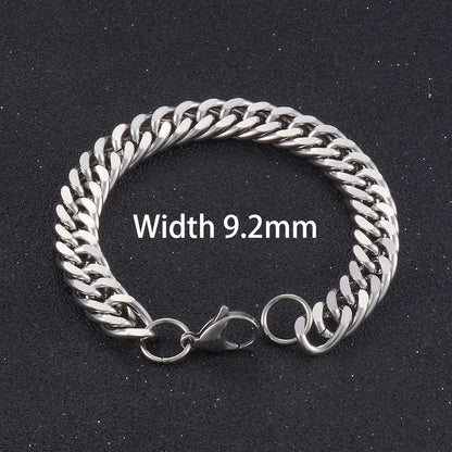 Stainless Steel Cuban Bracelet