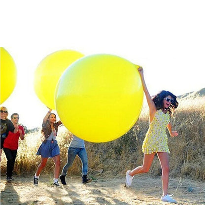 36-Inch Large Pastel Latex Balloons - Round Giant Candy Party Balloons for Weddings & Birthdays
