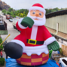 Inflatable Santa Claus Holiday Display