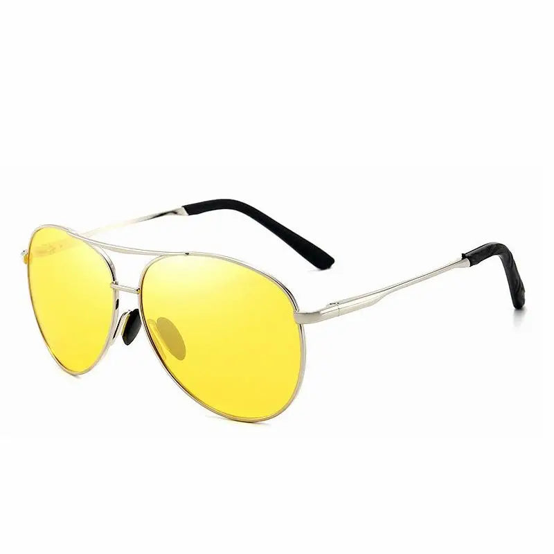 Polarized Photochromic Metal Frame Aviator Sunglasses