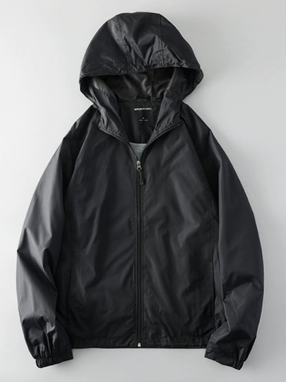 Soft Shell Waterproof Windproof Retro Sports Windbreaker