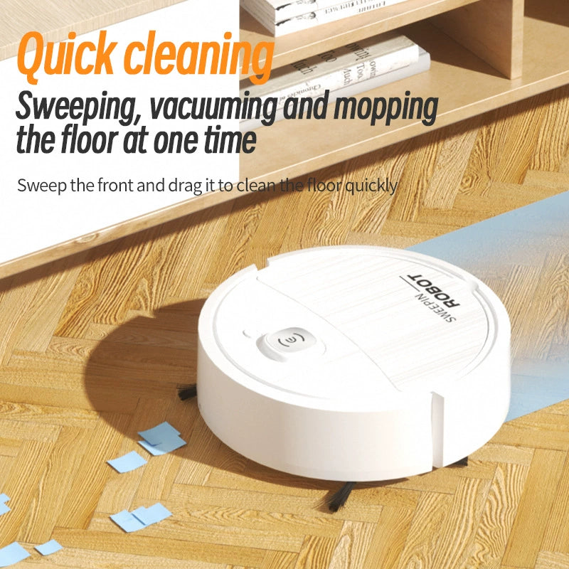 Intelligent Cleaning Robot Vacuum Cleaner Scanning, Suction and Dragging All-in-One