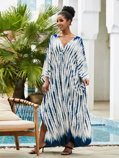 Photography Print Beach Blouse Beach Cover-up