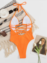 One-Piece Seaside Vacation Integrated Swimsuit