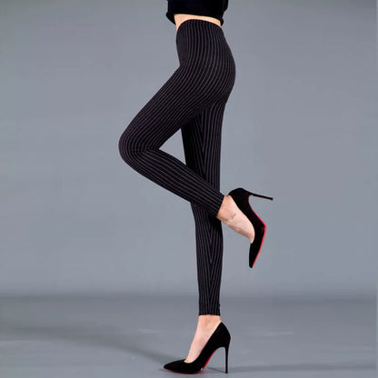 Black and White Rhombus Print Leggings