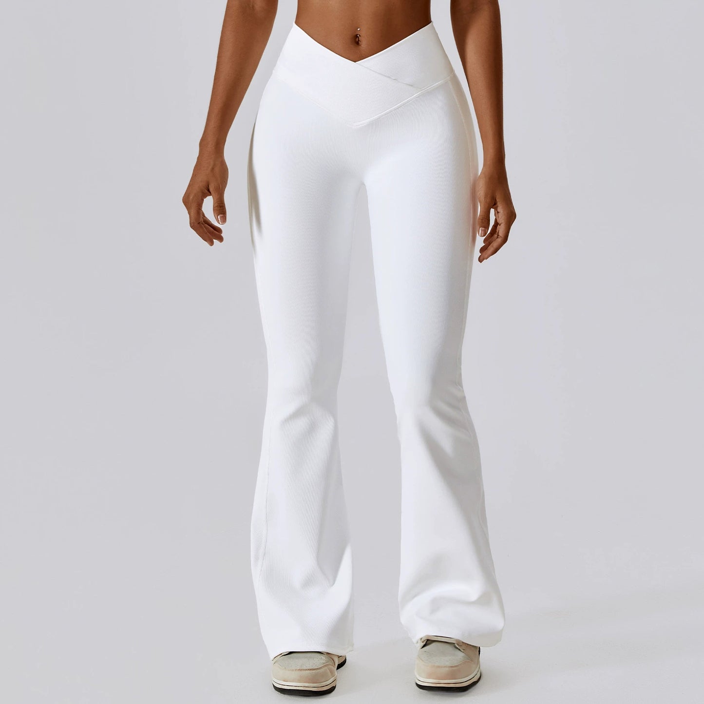 High Waist Bell-Bottom Quick-Drying Athletic Pants