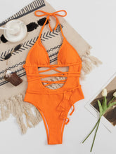 One-Piece Seaside Vacation Integrated Swimsuit