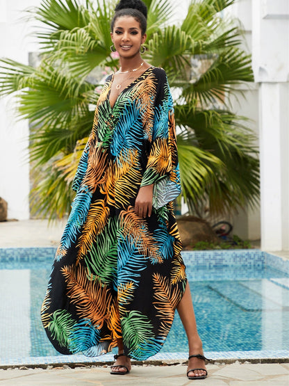 Photography Print Beach Blouse Beach Cover-up