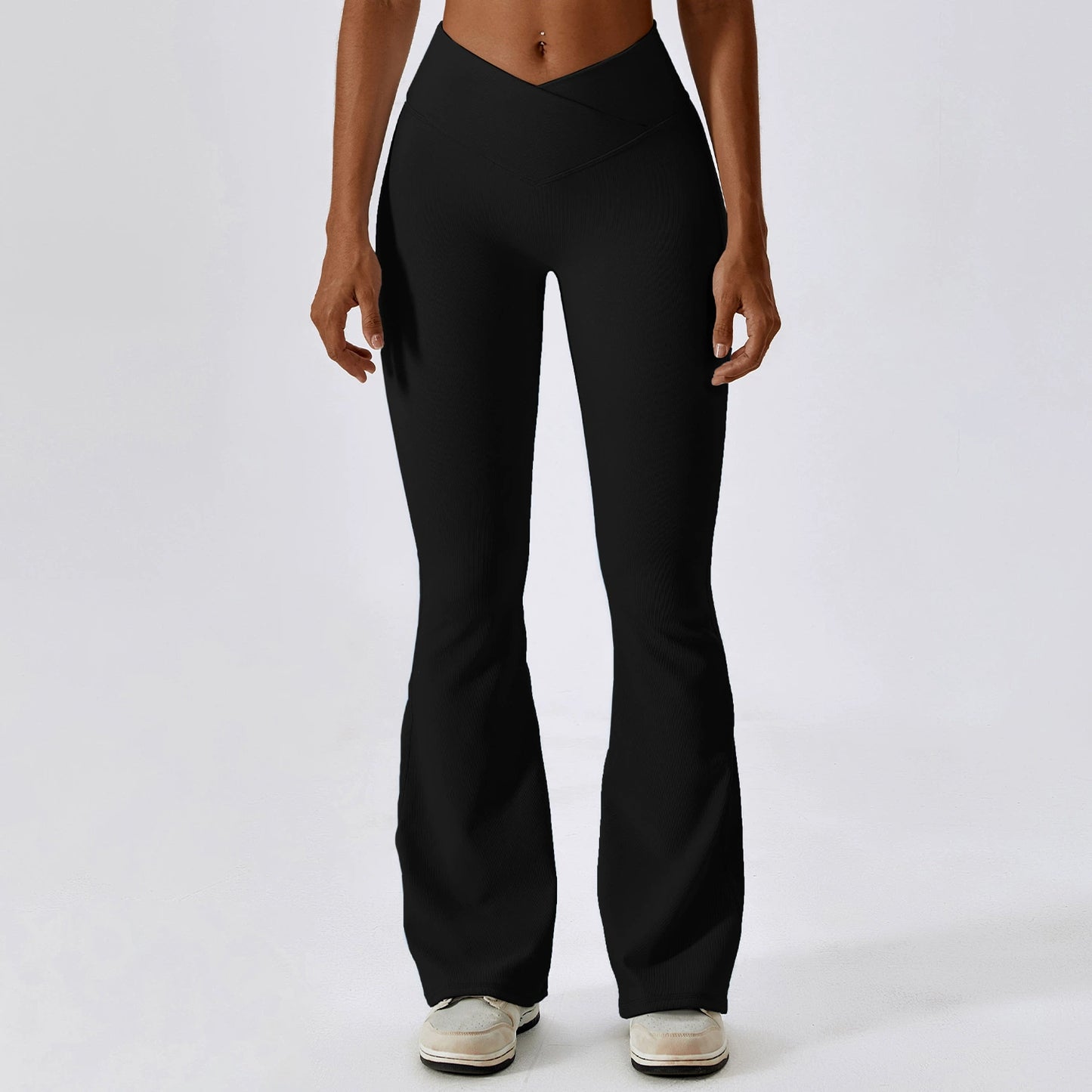 High Waist Bell-Bottom Quick-Drying Athletic Pants