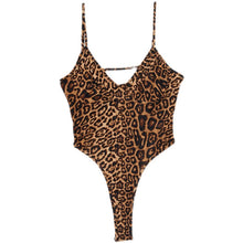 Leopard Print Sheer Bodysuit