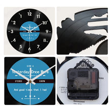 Vinyl Record Counterclockwise Wall Clock