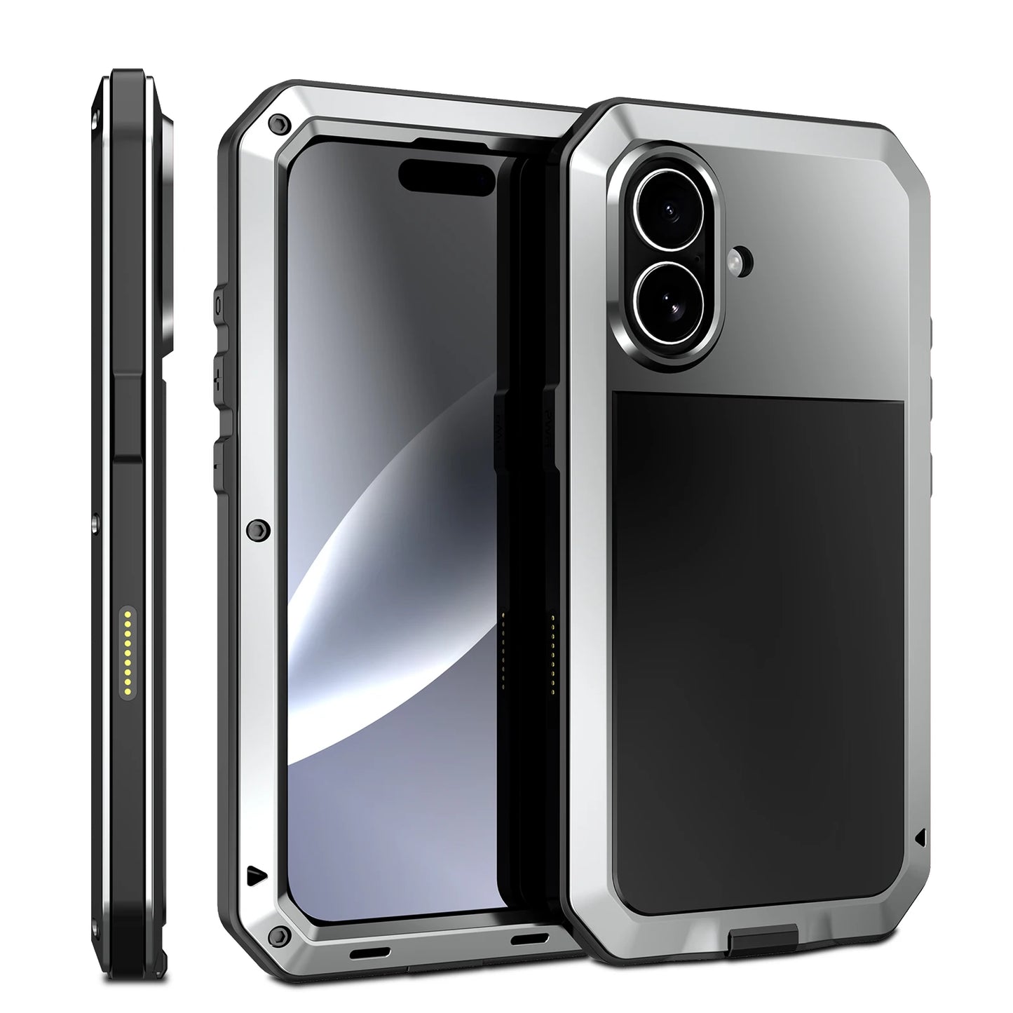 Heavy-duty Protective Armor Metal Shell Case for iPhone