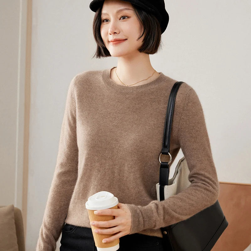 Pure Cashmere Knitted Pullover