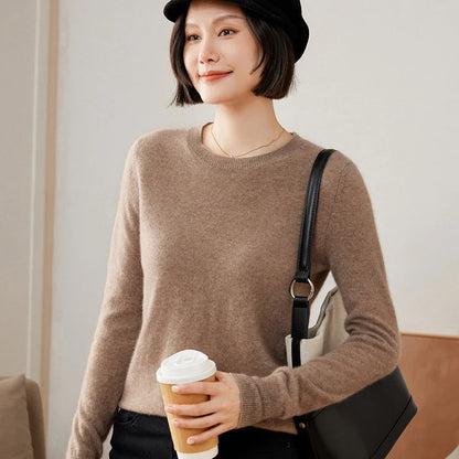 Pure Cashmere Knitted Pullover