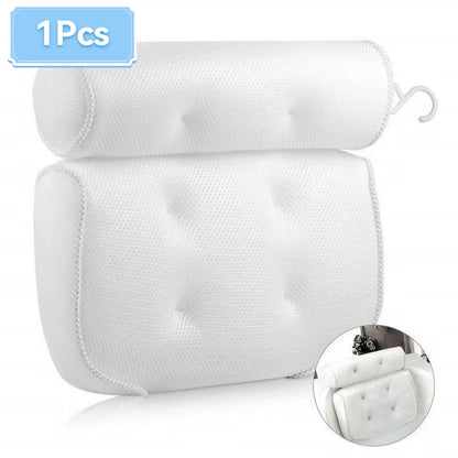 Spa Bathtub Pillow with Anti-Slip Suction Cups