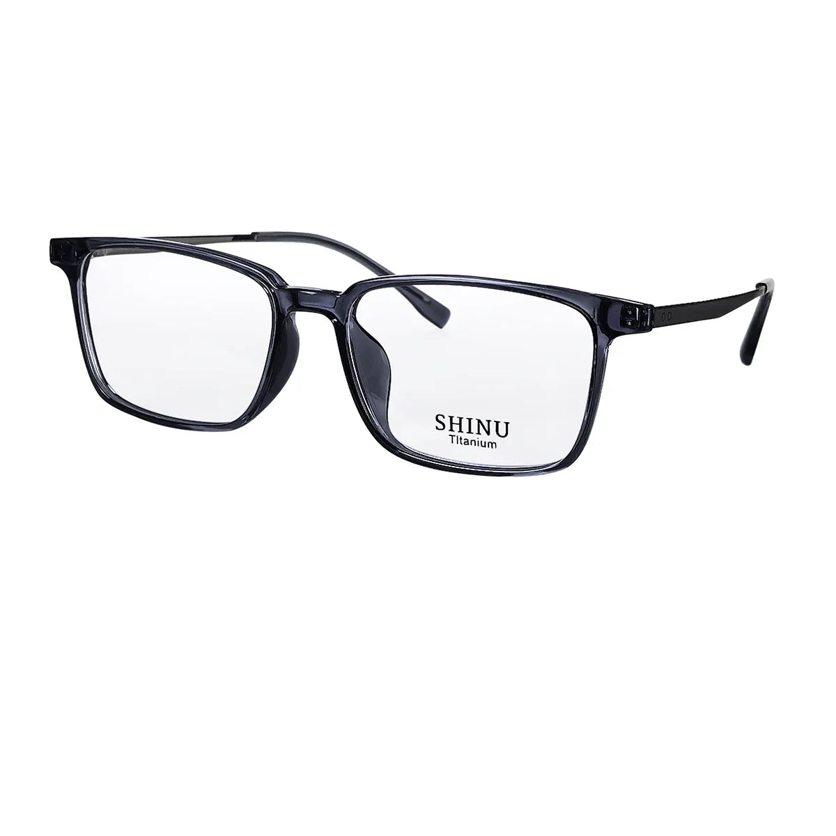 SHINU Men’s Intelligent Progressive Multifocal Reading Glasses – Titanium Square Frames