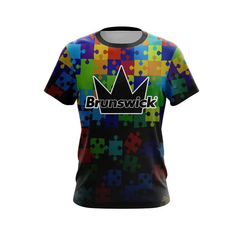Brunswick Floral Garden Gnome Performance Bowling Jersey