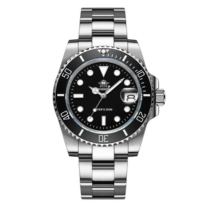 ADDIESDIVE 200M Waterproof Men's Stainless Steel Quartz Dive Watch