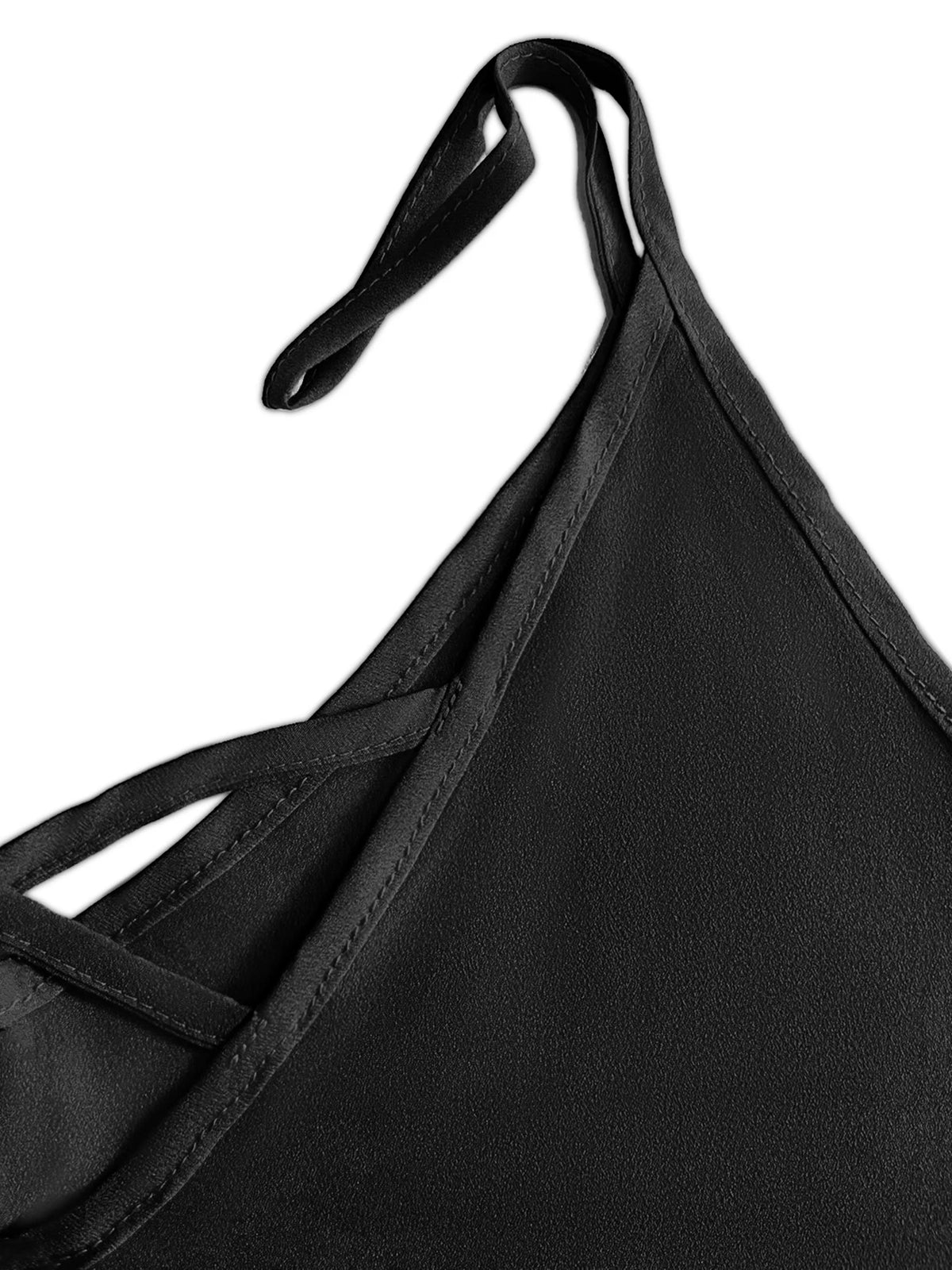 Women's Plus Size V-Neck Asymmetric Hem Spaghetti Strap Cami Dress