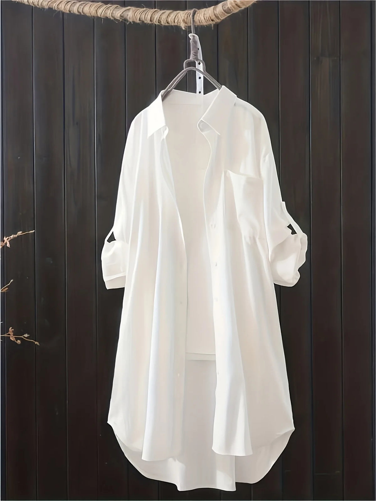 Rosa Fera Plus Size Women's Longline Shirt