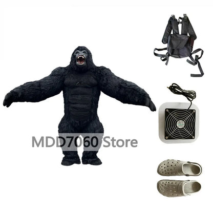 Giant Panda & Polar Bear Inflatable Costume – Adult Walking Plush Mascot Suit for Cosplay & Parties