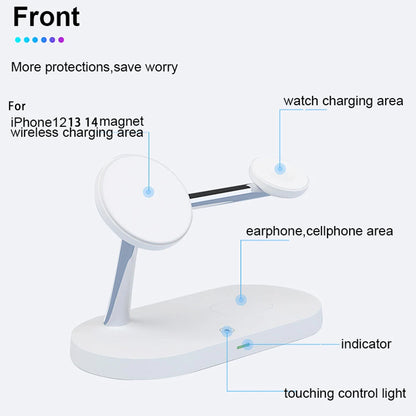 3 in 1 Wireless Charger Stand For iPhone & Apple Watch & Airpods