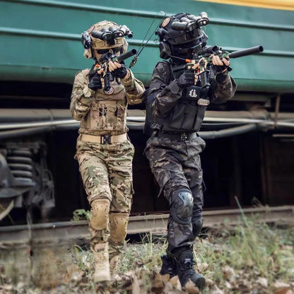 Kids' Tactical Camouflage Military Uniform & Gear Set