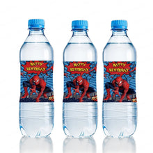 Multipack  Super Hero Water Bottle Label Stickers
