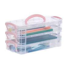 3/6-layer Paintbrush Watercolor Detachable Storage Box