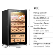 Intelligent Compressor Constant Temperature and Humidity Control Humidor