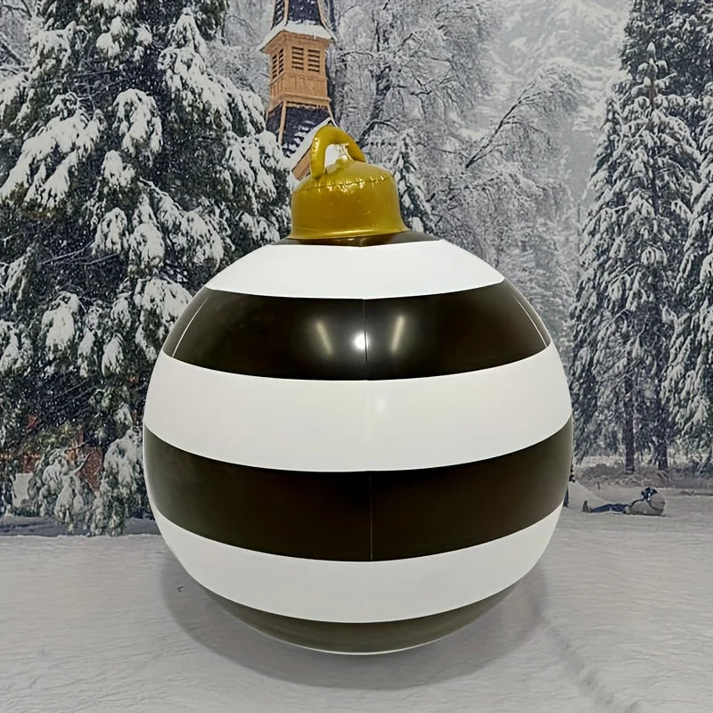 60cm Giant Outdoor Inflatable Christmas Ball Ornament