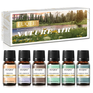 EUQEE 6pcs Fragrance Oils Set 10ml