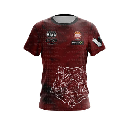 Coolwick Storm Floral Graphic Performance Bowling Jersey