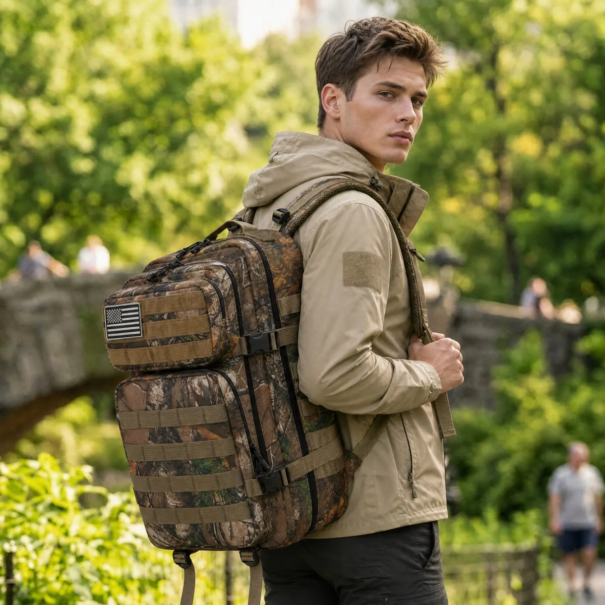 45L Tactical Molle Travel Backpack & Rucksack
