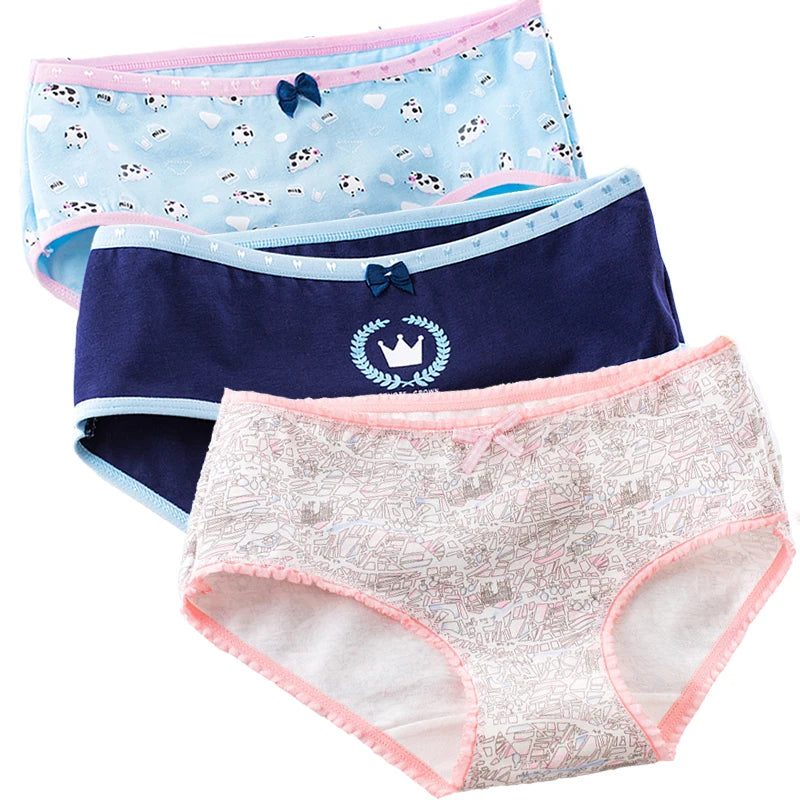 3Pcs Cotton Seamless Panties