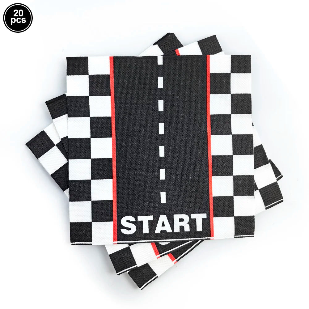Racing Birthday Decorations Tableclothb