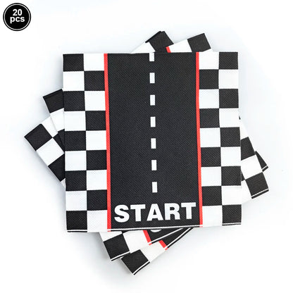 Racing Birthday Decorations Tableclothb