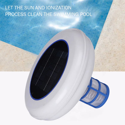 APWIKOGER Solar Powered Swimming Pool Ionizer & Water Purifier