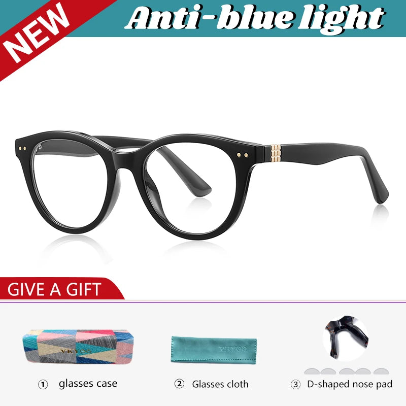 VICKY Round TR90 Frame Reading Glasses